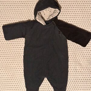 Bonpoint Dark Gray Kids Footie